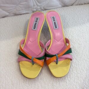 Steve Madden Women's Multicolor Kitten Heels